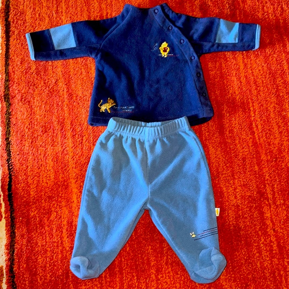 Classic Pooh Vintage Fleece Sweat Outfit 3 Months